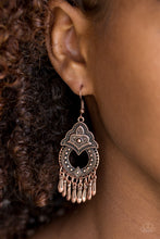 Load image into Gallery viewer, New Delhi Native - Copper Earrings