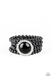 Top Tier Twinkle - Black Bracelet