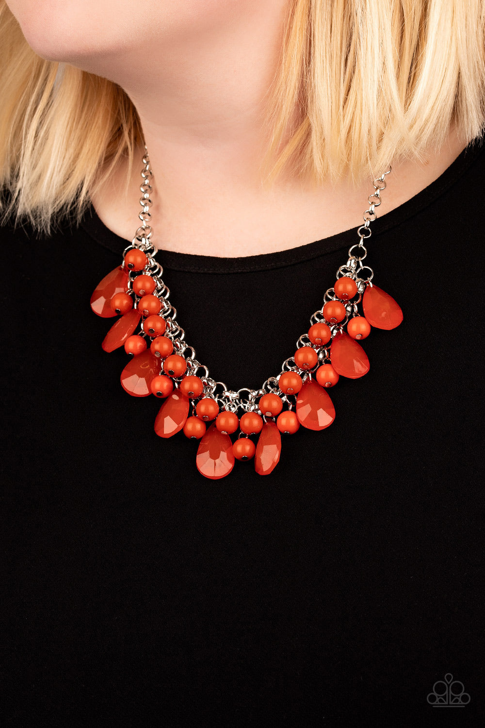 Endless Effervescence - Orange Necklace