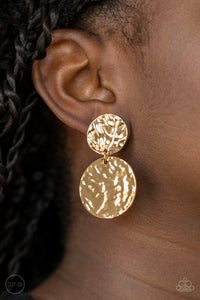 Relic Ripple - Gold Earrings