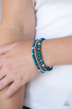 Load image into Gallery viewer, Stacked Style Maker - Blue Bracelet