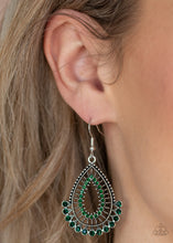 Load image into Gallery viewer, Castle Collection - Green Earrings