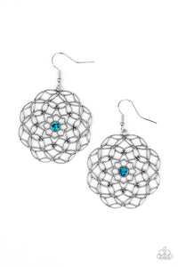 Botanical Bash - Blue Earrings