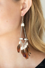 Load image into Gallery viewer, Haute Hawk - White Earrings