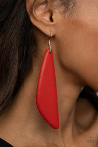 Scuba Dream - Red Earrings