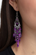 Load image into Gallery viewer, Paid Vacation - Purple Earrings