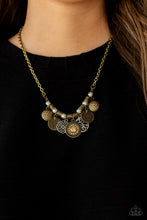 Load image into Gallery viewer, To Coin A Phrase - Brass Necklace