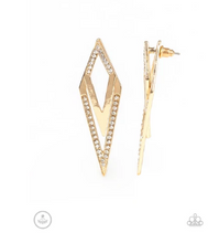 Load image into Gallery viewer, POINT-BANK - GOLD EARRINGS