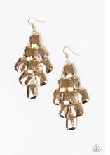 Load image into Gallery viewer, Contemporary Catwalk - Gold Earrings