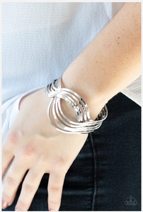 Curvaceous Curves Silver Bracelet