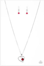 Load image into Gallery viewer, Heart Full of Love - Red Necklace