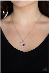 Heart Full of Love - Red Necklace