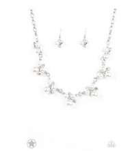 Load image into Gallery viewer, Toast To Perfection - White Pearls and Rhinestones - Necklace