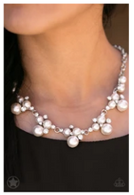 Load image into Gallery viewer, Toast To Perfection - White Pearls and Rhinestones - Necklace